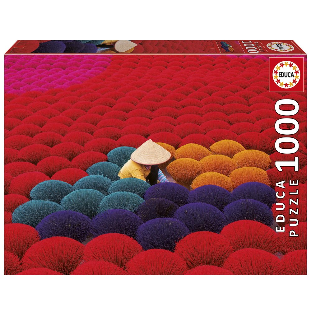 Puzzle 1000 Piezas Aldea del Incienso Vietnam EDUCA-BORRAS Imagen principal del producto