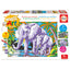 Magic Art Number Animales Salvajes 9 puzzles EDUCA-BORRAS