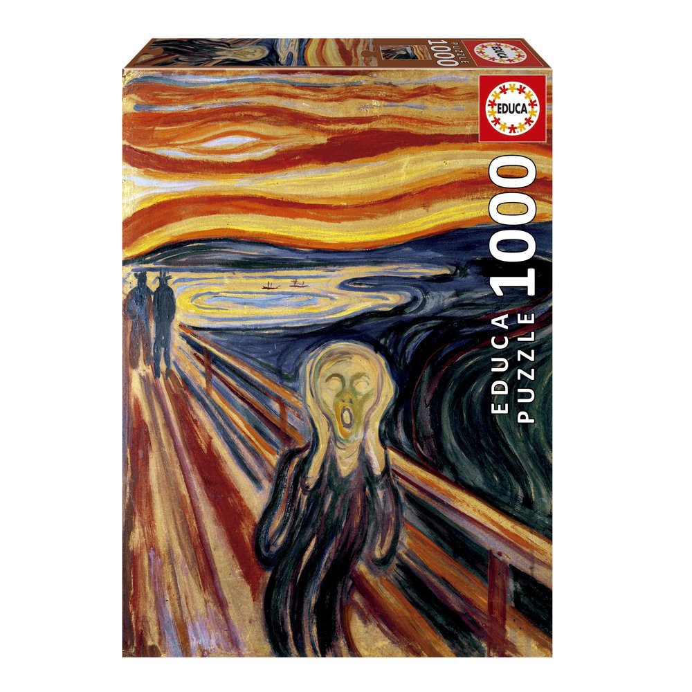 PUZZLE 1000 PIEZAS EL GRITO EDVARD MUNCH | EDUCA-BORRAS | 1 UNIDAD | 8412668203082