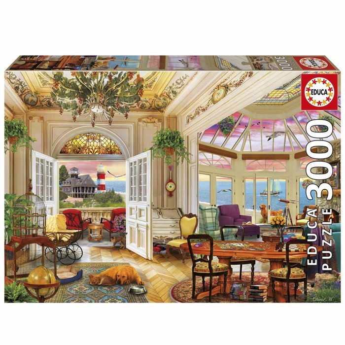 Puzzle 3000 Piezas Vida en la Costa Educa Borras