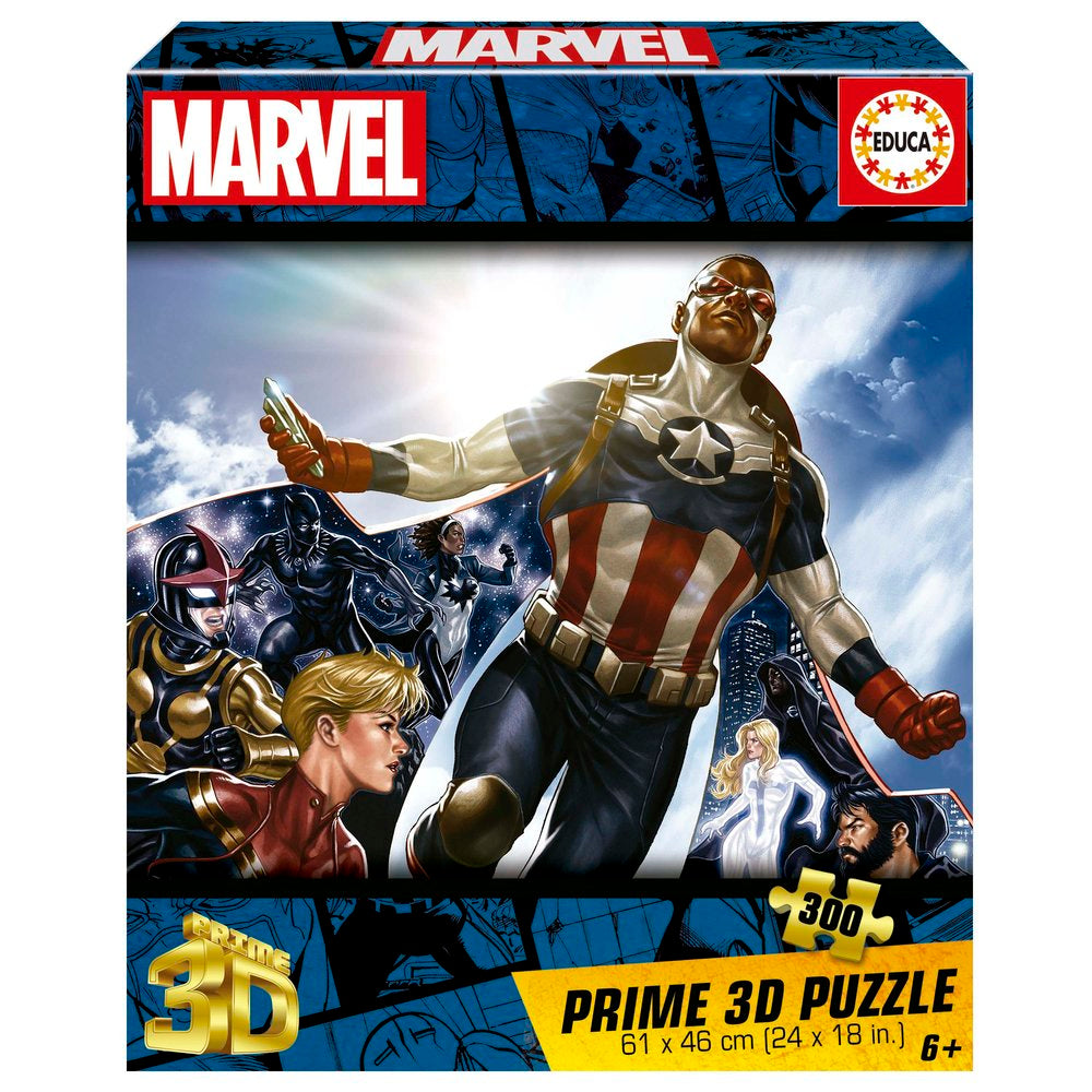 PUZZLE 300 PIEZAS MARVEL 3D LENTICULAR | EDUCA-BORRAS | 1 UNIDAD | 8412668203464 Imagen principal del producto