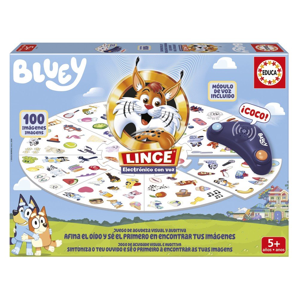 Lince Electrónico Bluey Educa Borras Juego Educativo para Niños