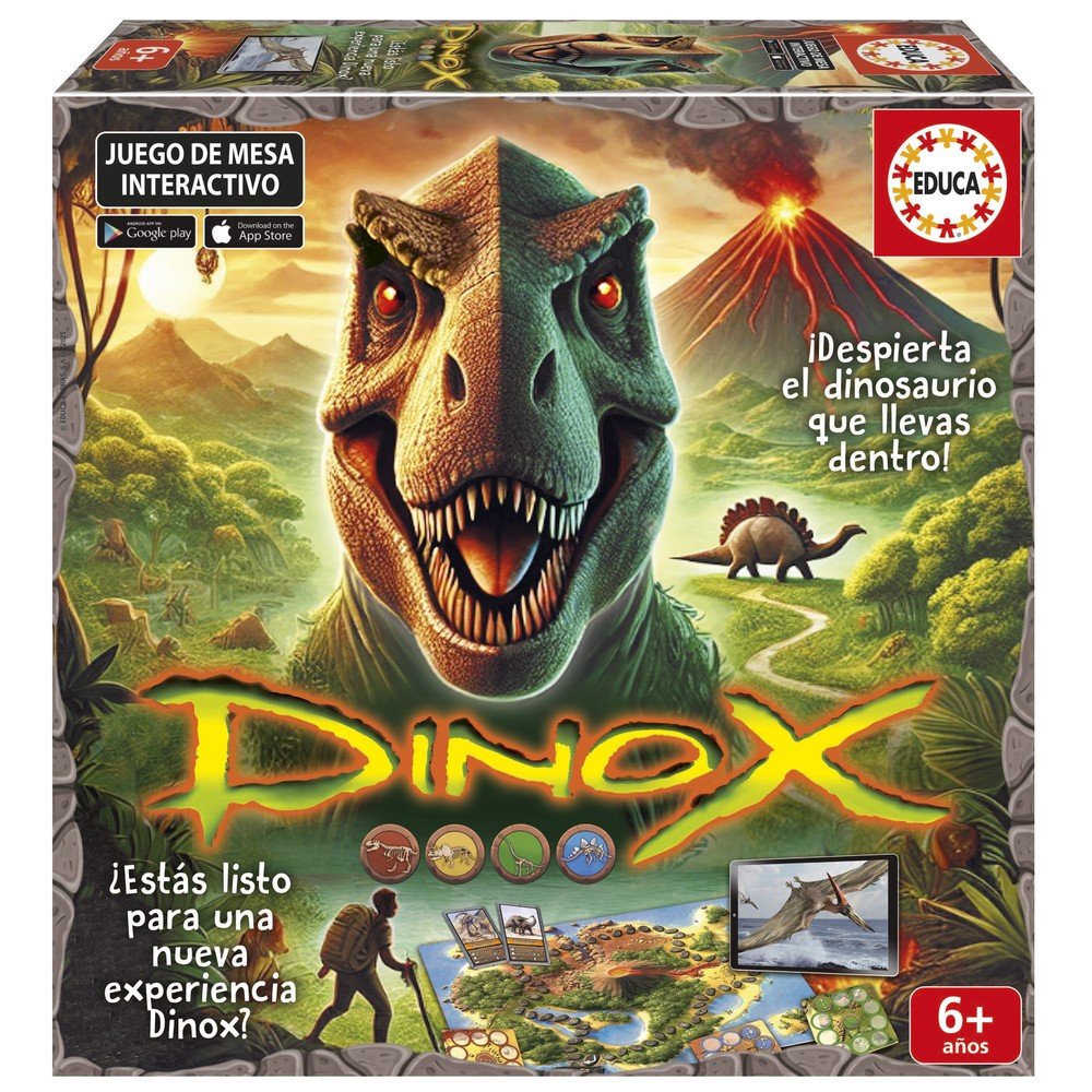 Juego de Mesa Dinox EDUCA BORRAS para niños y familias