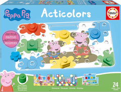 JUEGO ACTICOLORS PEPPA PIG | EDUCA-BORRAS | 1 UNIDAD | 8412668203822