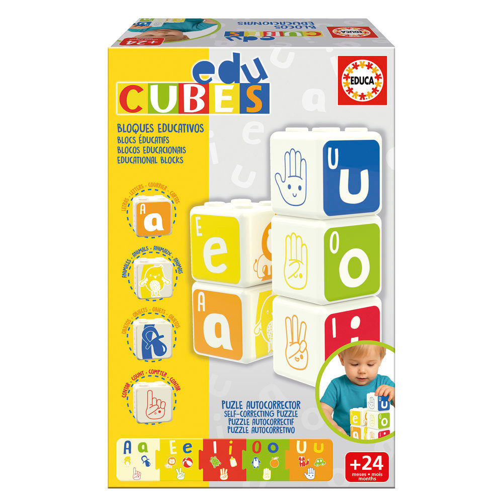 Juego Educubes Vocales Educa Borras