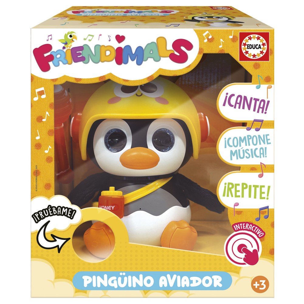 Friendimals Pinguino Aviador Marca Educa Borras Pack 1 Juego