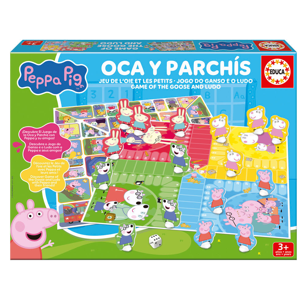 Juego Peppa Pig Parchis y Oca Educa Borras