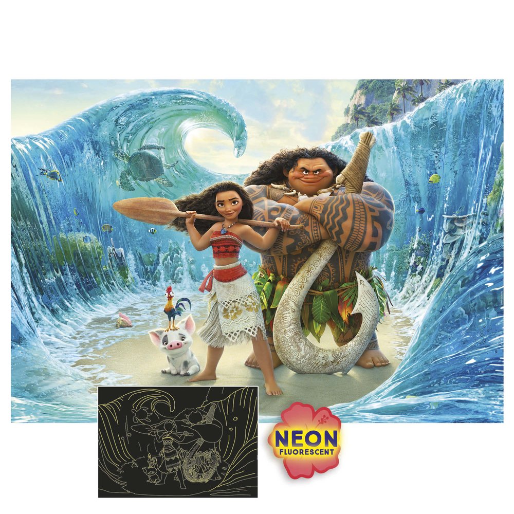 Puzzle 300 Vaiana Neon - Educa-Borras
