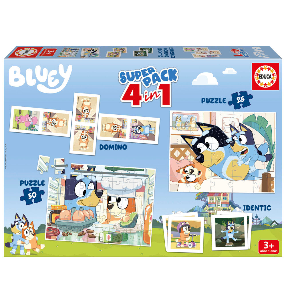Puzzle Educa Superpack Bluey Marca Educa Borras Imagen principal del producto