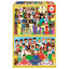 Puzzle 2x100 Chicas de América y Chicas de África EDUCA-BORRAS