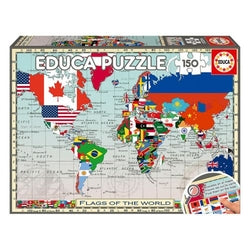 Puzzle Banderas del Mundo Educa Borras 150 piezas
