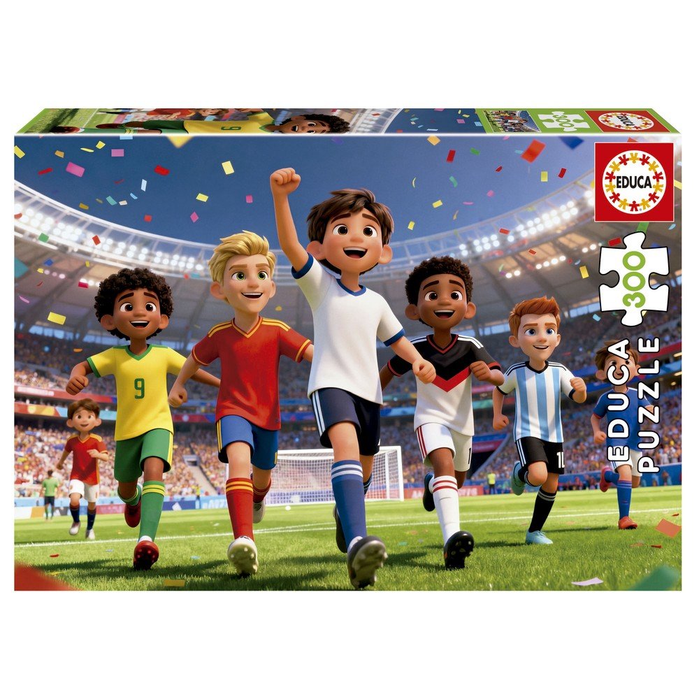Puzzle 300 Mundo del Fútbol EDUCA-BORRAS