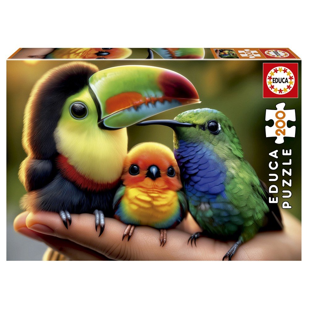 Puzzle 200 Pajaritos Educa-Borras