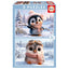 Puzzle 2x20 Pingüinos Adorables Educa-Borras