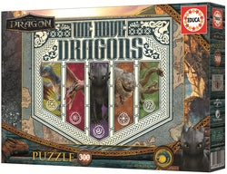 Puzzle 300 Piezas Como Entrenar a Tu Dragón EDUCA BORRAS