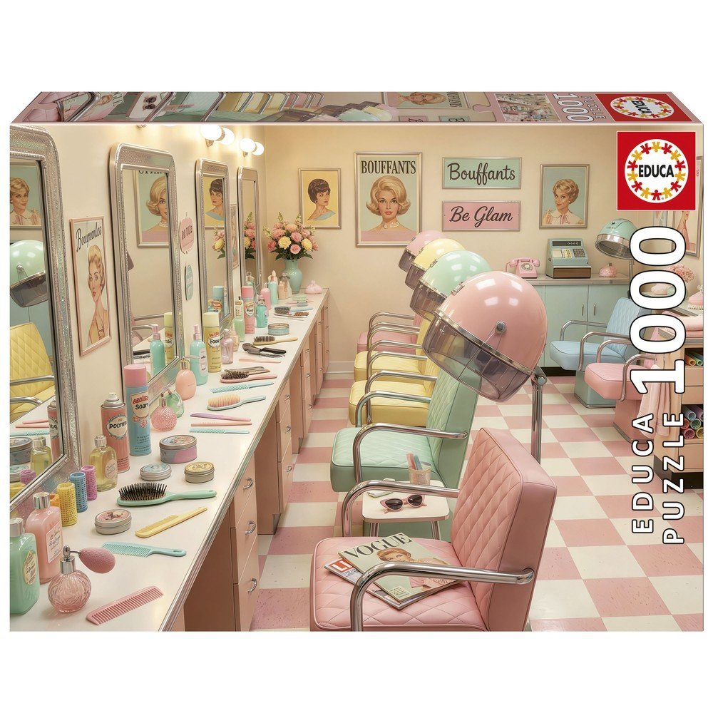Puzzle 1000 Retro Glam Salon Educa-Borras Imagen principal del producto
