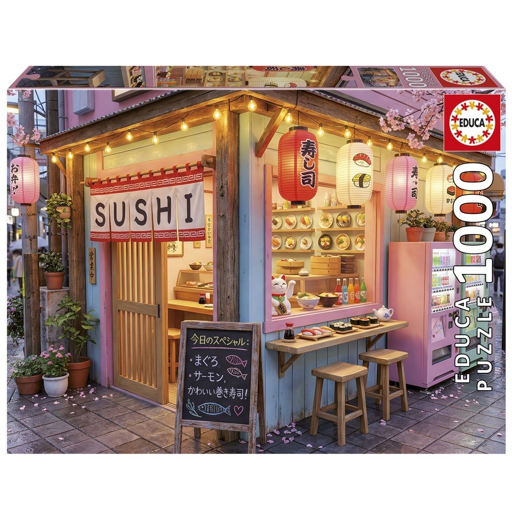Puzzle 1000 Kawaii Sushi Educa-Borras