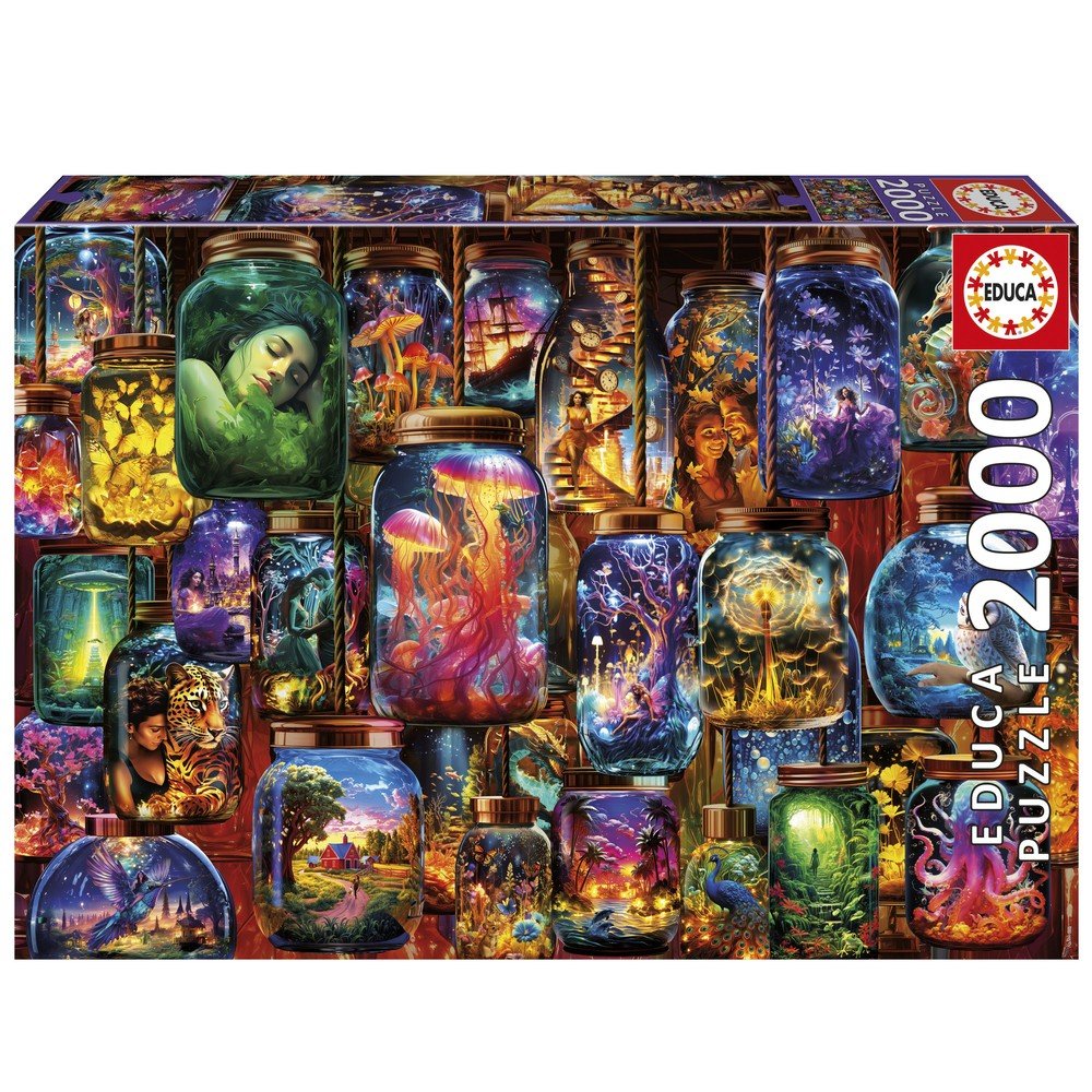 Puzzle 2000 Piezas Sueños en un Frasco Educa Borras