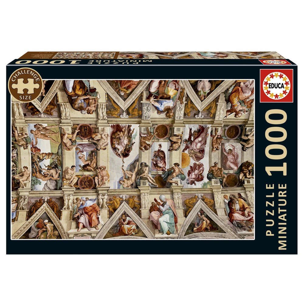 Puzzle 1000 Capilla Sixtina Minature Educa-Borras