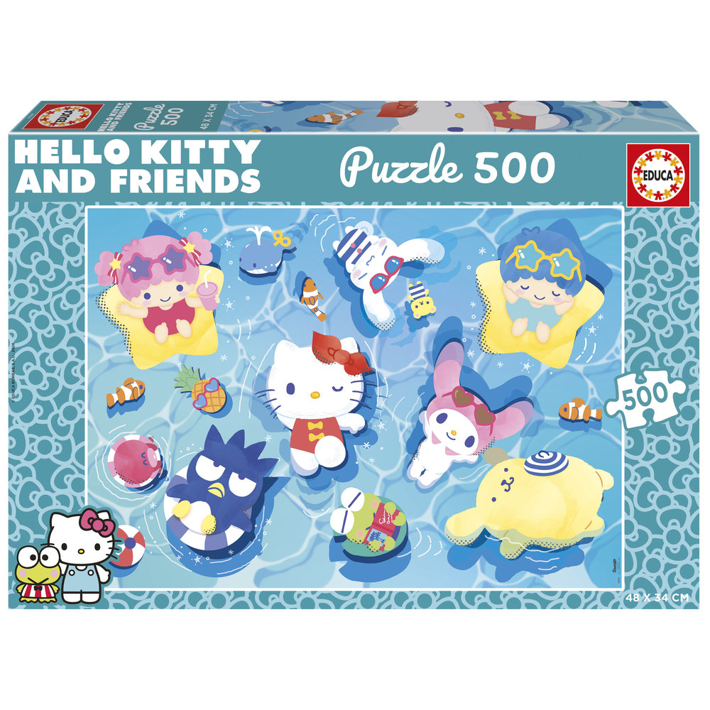 Puzzle 500 Hello Kitty Educa-Borras
