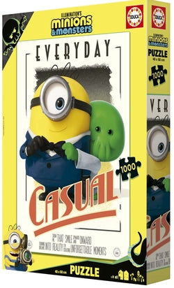 Puzzle 1000 Piezas Minions y Monsters Educa Borras