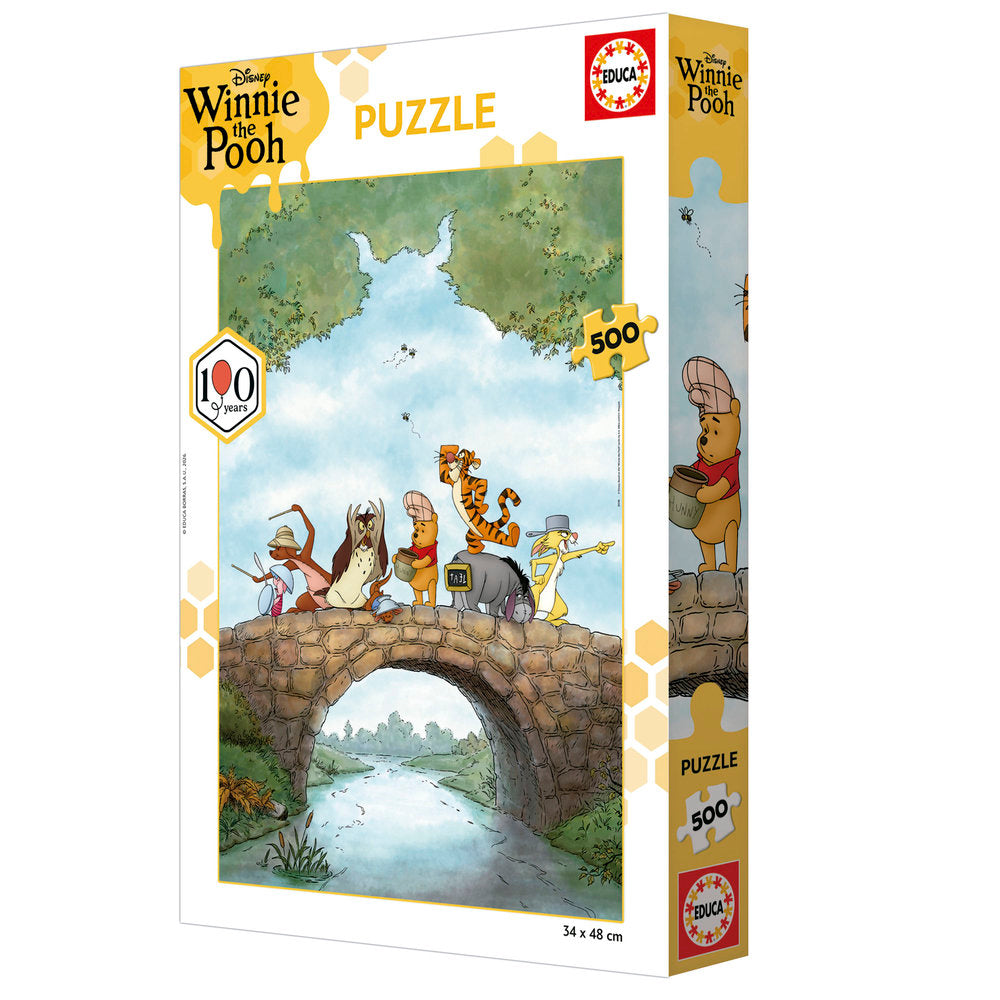 Puzzle 500 Disney Pooh 100th - Educa Borrás