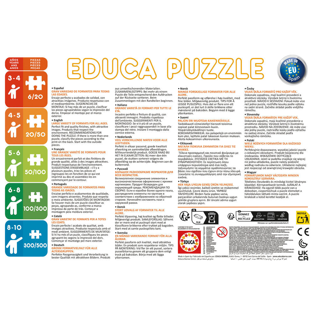 Puzzle 500 Disney Pooh 100th - Educa Borrás