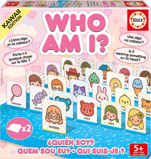 Who Am I? Kawaii FSC Educa Borras Juego Educativo para Niños