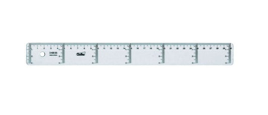 REGLA 30CM GRADUADA TRANSPARENTE CAJA 20 UDS | 20 UNIDADES | (SAFTA BASICO)