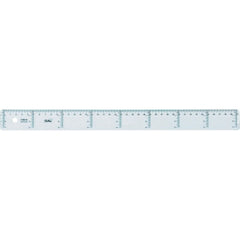 REGLA 40CM GRADUADA TRANSPARENTE CAJA 20 UDS | 20 UNIDADES | (SAFTA BASICO)