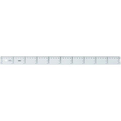 REGLA 50CM GRADUADA TRANSPARENTE CAJA 20 UDS | 20 UNIDADES | (SAFTA BASICO)