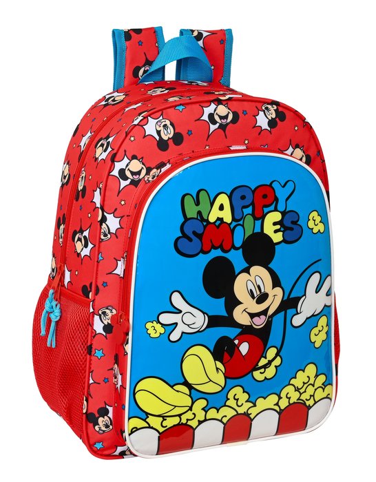 Mochila Adaptable a Carro Mickey Mouse Happy Smiles SAFTA