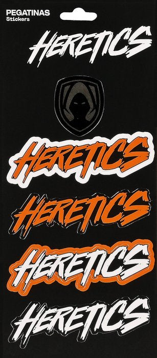 Display 5 Pegatinas Team Heretics Safta