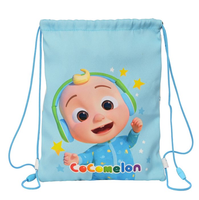 Saco Plano Junior Cocomelon SAFTA 26x34x1 cm