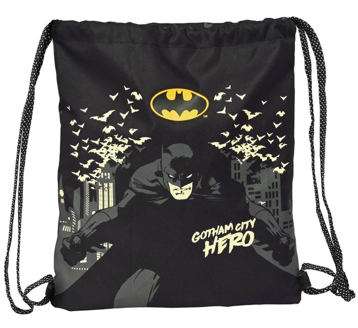 Sacos planos Batman Hero 35x40x1cm SAFTA