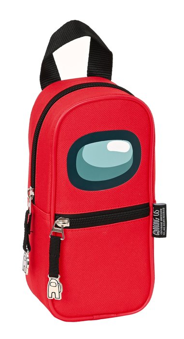 Portatodo con Bolsillo Among Us Red Marca Safta