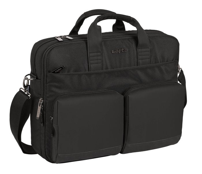 MALETIN PORTATIL 15,6''+TAB 10,6''+USB BUSINESS BLACK | SAFTA BUSINESS Imagen principal del producto