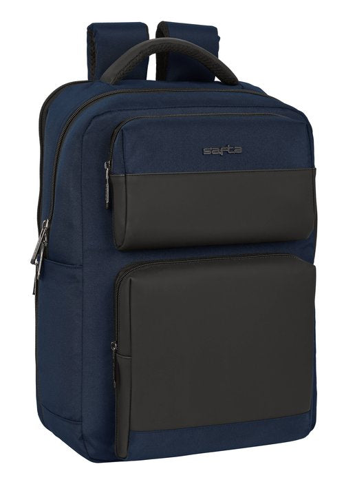 MOCHILA 2 BOLSILLOS PORTATIL 15,6''+USB BUSINESS BLUE | SAFTA BUSINESS Imagen principal del producto