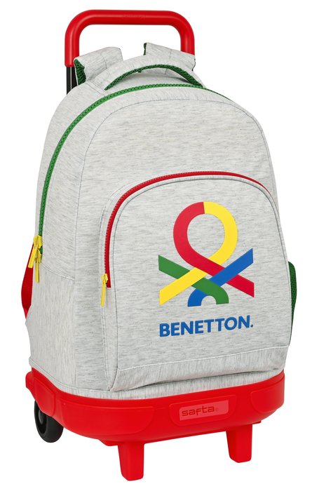 Mochila grande con ruedas compact extraible Benetton Pop SAFTA Imagen principal del producto