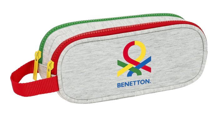 Portatodo Doble Benetton Pop 21x8x6cm SAFTA Imagen principal del producto