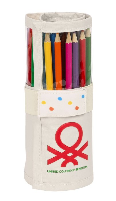 Plumier enrollable 27 piezas Benetton Topitos Safta