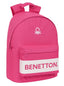 Mochila para portátil 14,1 Benetton Raspberry SAFTA