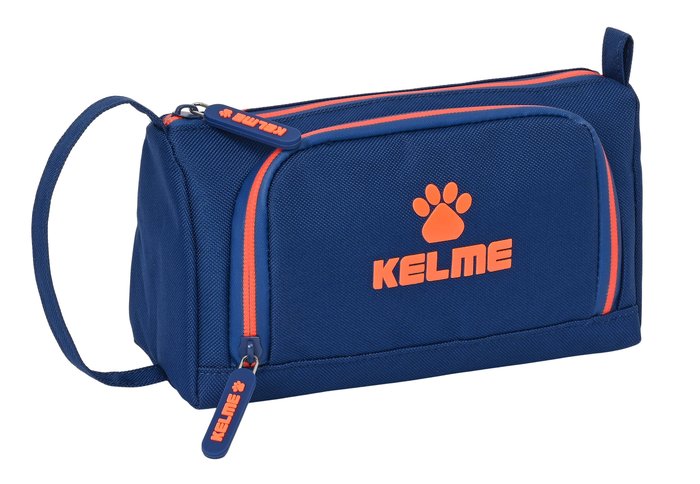 Portatodo con Bolsillo Desplegable Lleno Kelme Navy Blue Safta