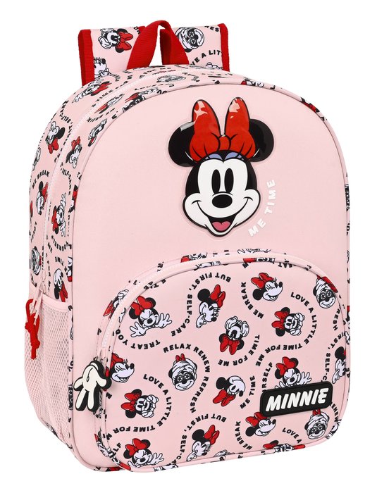 Mochila escolar adapt. carro Minnie Mouse Me Time
