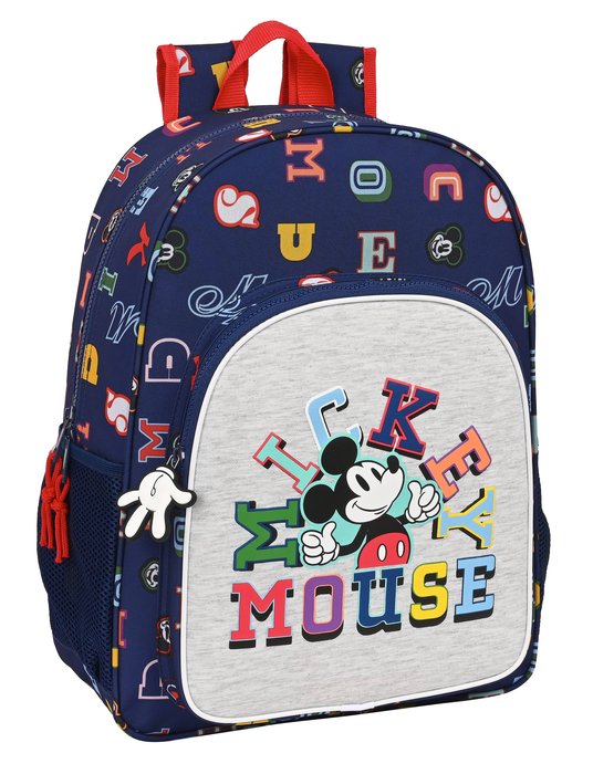 Mochila adaptada Mickey Mouse Only One 33x42x14 cm SAFTA