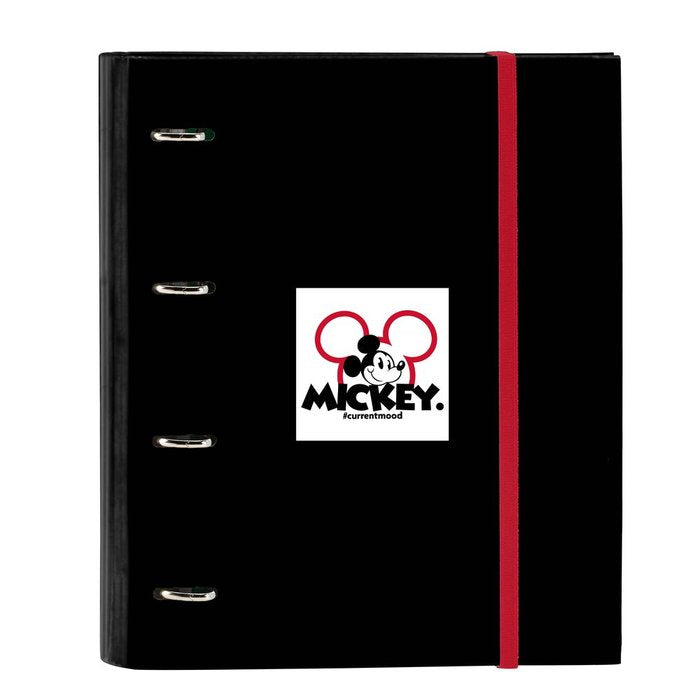 Carpeta 4 Anillas 35 mm con Recambio Mickey Mouse Mickey Mood SAFTA