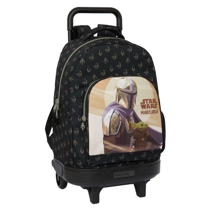Mochila grande con ruedas compact extraible The Mandalorian This is the Way SAFTA Imagen principal del producto
