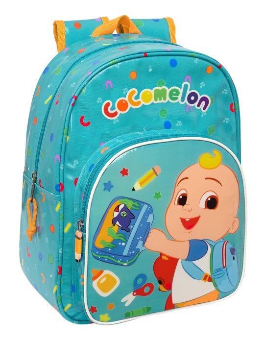Mochila infantil adaptable Carro fácil Cocomelon Back to Class SAFTA Imagen principal del producto