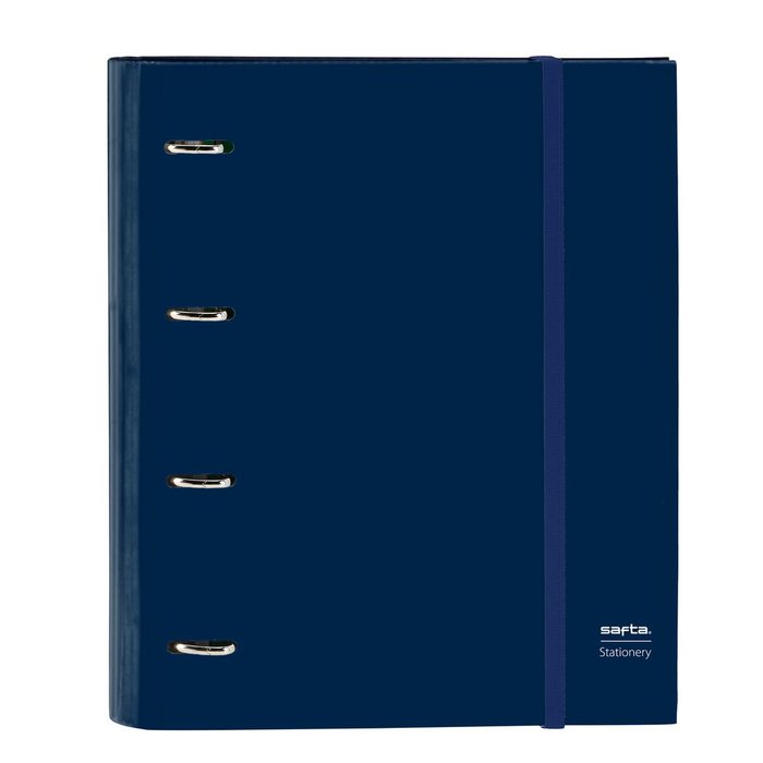 Carpeta 4 Anillas 35mm Recambio A4 Azul Marino SAFTA Imagen principal del producto