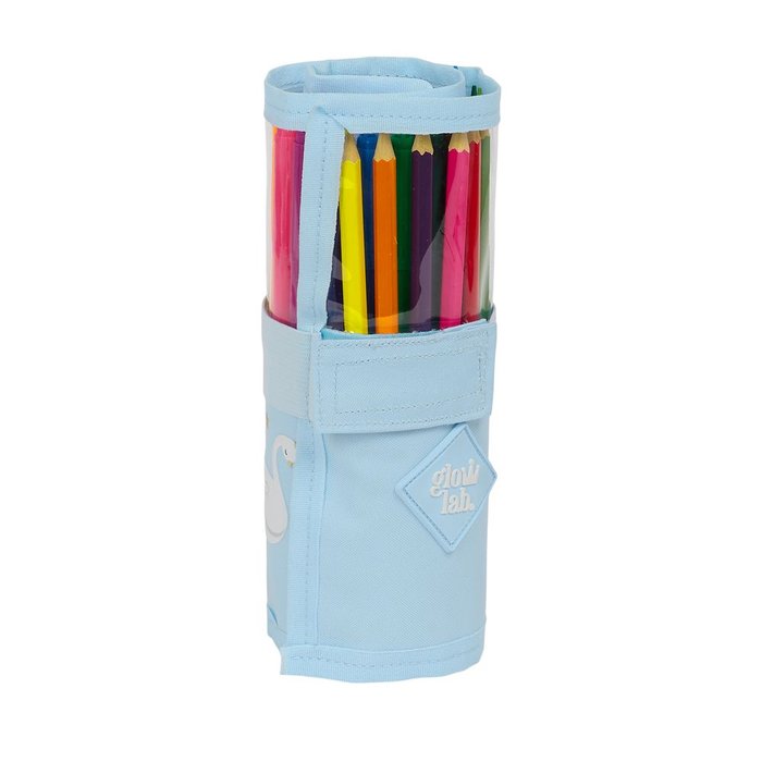 Plumier enrollable 27 piezas Glowlab Cisne SAFTA Imagen principal del producto